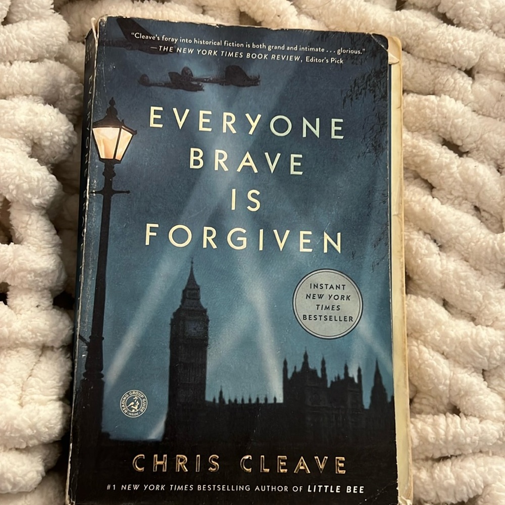 Everyone Brave is Forgiven book. One of my favorite books ever. Used condition.